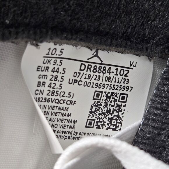 Nike Air Jordan 2 Retro White Python Sneakers OG DR8884-102 Mens 10.5 - Picture 8 of 8